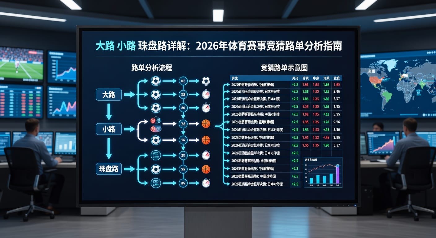 大路小路珠盘路 2026世界杯投注实用分析
