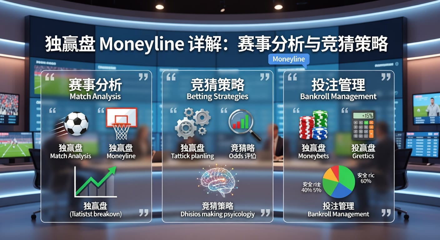 独赢盘 moneyline 解析：赔率逻辑与实战判断